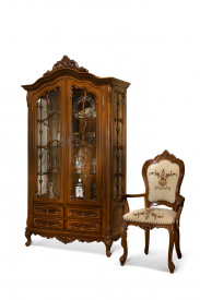 Cristalier 2 usi cu elemente ornamentale MDBU-38