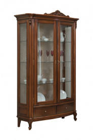 Vitrina cu 2 usi natural MBDU-72