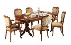 Masa extensibila, eleganta, stil clasic, din lemn masiv MAME-8
