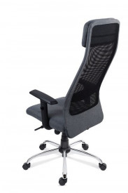 Scaun ergonomic operational pentru birou cu spatar inalt, gri SSB-21