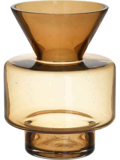 Vaza decorativa Amber, Charisma, Sticla, D15X20