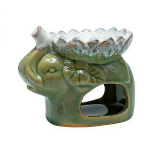 Aromatizor ceramic Lotus Elephant, Aroma Land, 13x9.5x10