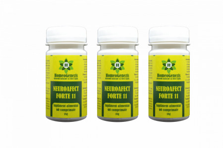 Neuroafect Forte 11 - 3 x 60 comp - Pachet Economic