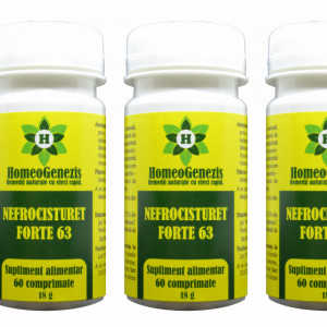 Nefrocisturet Forte 63 - 3 x 60 comp - Pachet Economic
