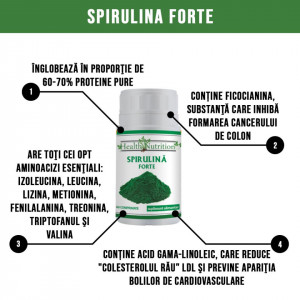 Spirulina Forte 500mg 60 tablete