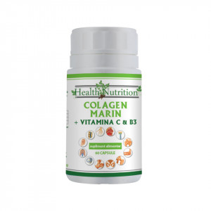 Colagen marin Forte + Vitamina B3 + Vitamina C 60 tablete