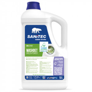 SANITEC green power Detergent complet enzimatic pentru țesături, 5000 ml