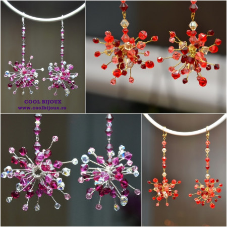 Cercei cu cristale SWAROVSKI ELEMENTS