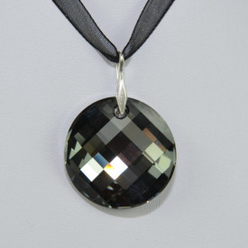 Twist Pendant, Bermuda Blue, 28 mm