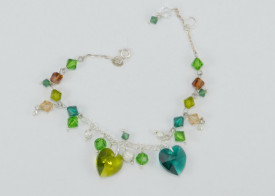 Bratara cu cristale SWAROVSKI ELEMENTS - Crystal Aurore Boreale