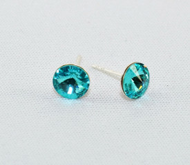 Cercei surub cu cristale SWAROVSKI ELEMENTS - Crystal
