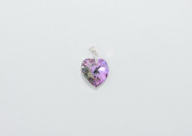 Heart Pendant, Crystal Vitral Medium, 18 mm