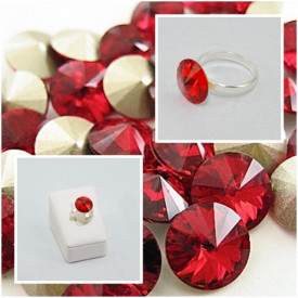 Inel cu cristal SWAROVSKI ELEMENTS - Vitral Light