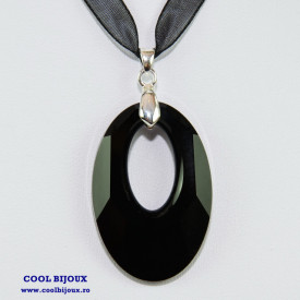 Twist Pendant, Bermuda Blue, 28 mm