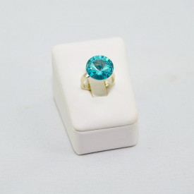 Inel cu cristal SWAROVSKI ELEMENTS -  Light Turquoise