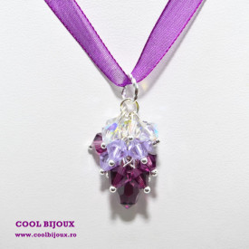 Pandantiv drop cu cristale SWAROVSKI ELEMENTS