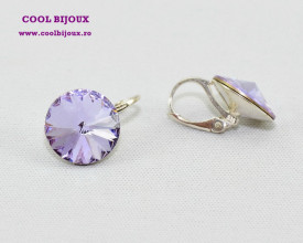 Cercei cu cristale SWAROVSKI ELEMENTS - Paradise Shine
