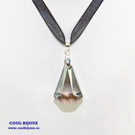 Twist Pendant, Bermuda Blue, 28 mm