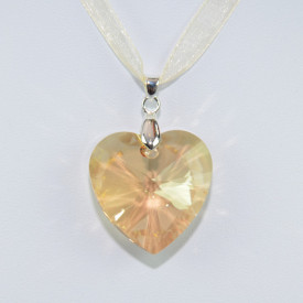 Heart Pendant, Crystal Vitral Medium, 18 mm