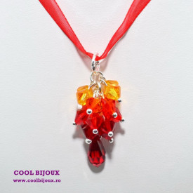 Pandantiv drop cu cristale SWAROVSKI ELEMENTS