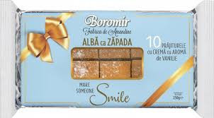 Boromir Prajitura Alba Ca Zapada 250g