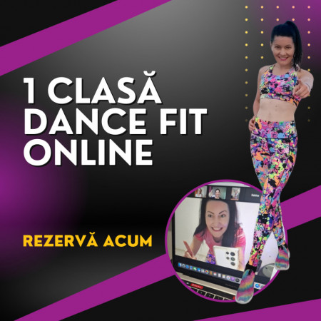 1 Clasă Dance Fit Online cu Joy