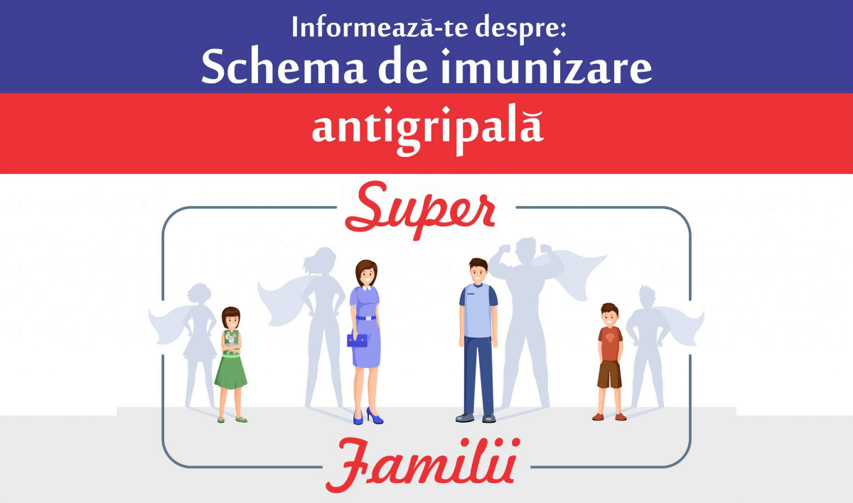 Schema de imunizare antigripala „SUPER FAMILII”