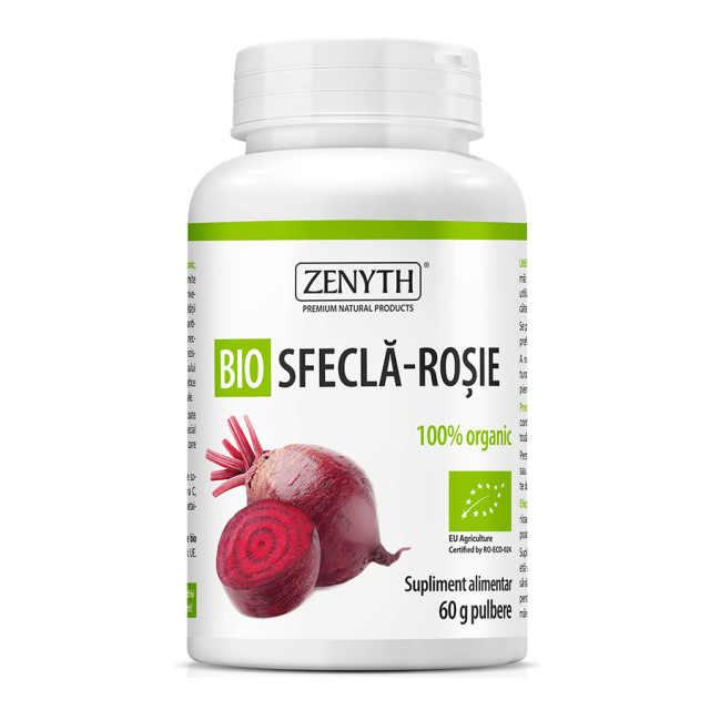 Sfecla Rosie pulbere Bio - 60 g - Zenyth