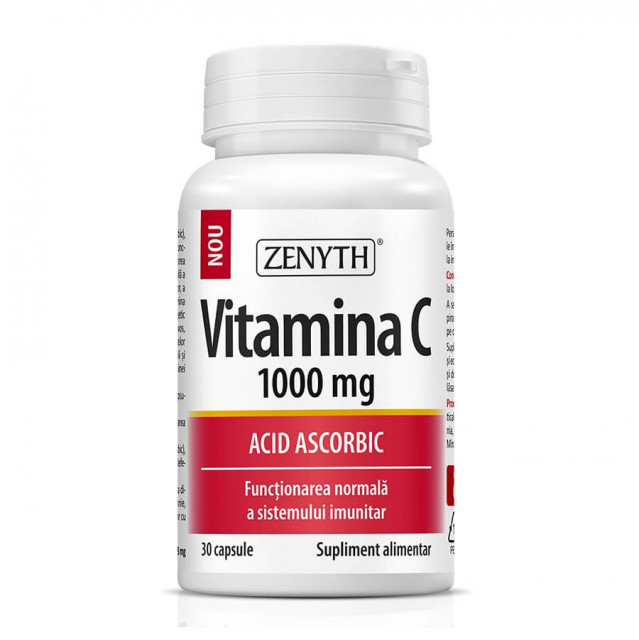 Vitamina C 1000 Mg Acid Ascorbic 30 Cps Pret 34 94 Ron