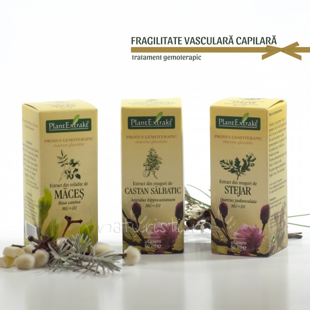 Remediu naturist pentru Vase sange (fragilitate) cu produse naturale Calivita