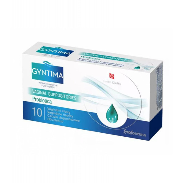 Supozitoare vaginale Gyntima - 10 buc