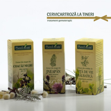 Tratament naturist - Cervicartroza la tineri (pachet)