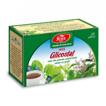 Ceai Glicostat M95 - 20 pl Fares