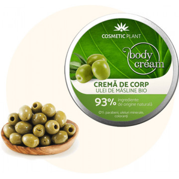 Crema de corp cu Ulei de Masline - 200 ml