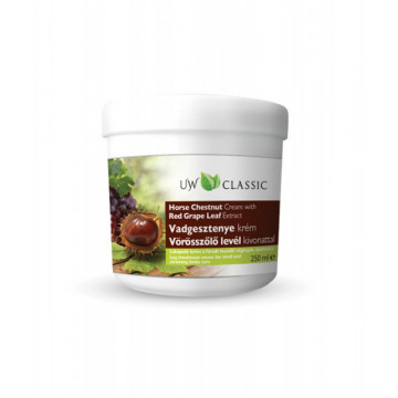 Crema pentru picioare cu extract de castane si frunze de vita de vie rosie - 250 ml