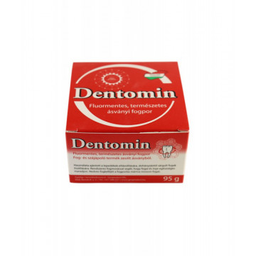 Dentomin - praf de dinti nespumant - 95 g
