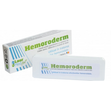 Hemoroderm supozitoare cu coada calului, galbenele si scoarta de stejar 10*1.5gr
