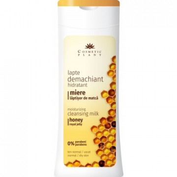 Lapte demachiant hidratant cu miere si laptisor de matca - 200 ml