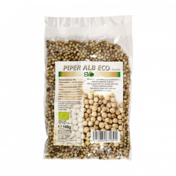 Piper alb boabe Eco Bio - 100g