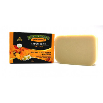 Sapun Activ Ten Curat cu propolis, galbenele, musetel si camphor - 100 g