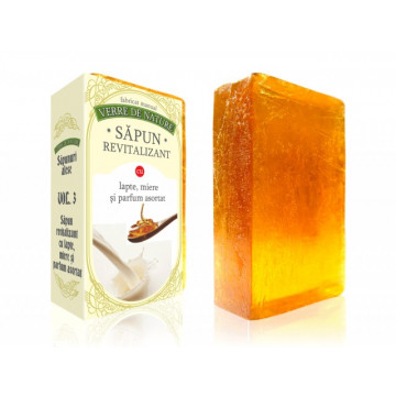 Sapun revitalizant cu lapte, miere si parfum asortat vol. 3, 100 g