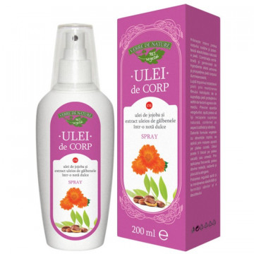 Ulei de corp - ulei de jojoba si extract uleios de galbenele -