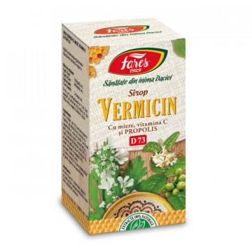 Vermicin (Antiparazitar) cu miere si propolis D73 - 100 ml Fares