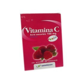 Vitamina C zmeura 100mg - 20 cps