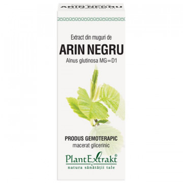 Extract din muguri de arin negru 50 ml (ALNUS GLUTINOSA)