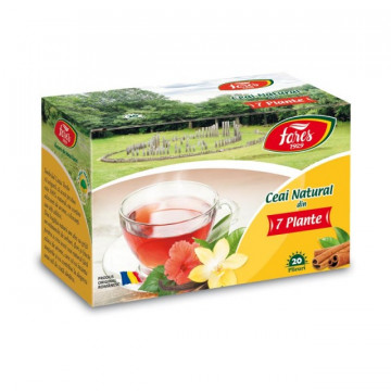 Ceai Natural din 7 Plante - 20 pl Fares
