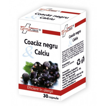 Coacaz negru & Calciu - 30 cps