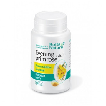 Evening Primrose + Vitamina E - 30 cps