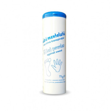 Pudra mentolata impotriva transpiratiei - 75 g