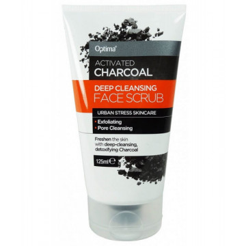 Scrub facial cu Carbune - 125 ml Herbavit